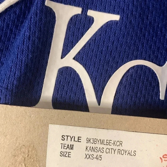 Kansas City Royals Youth Jersey MLB Button Up  X Small NWT - Picture 8 of 9